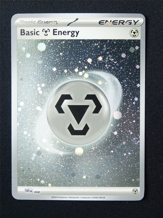 Basic Steel Energy 008 Holo - Pokemon Card #5ZK