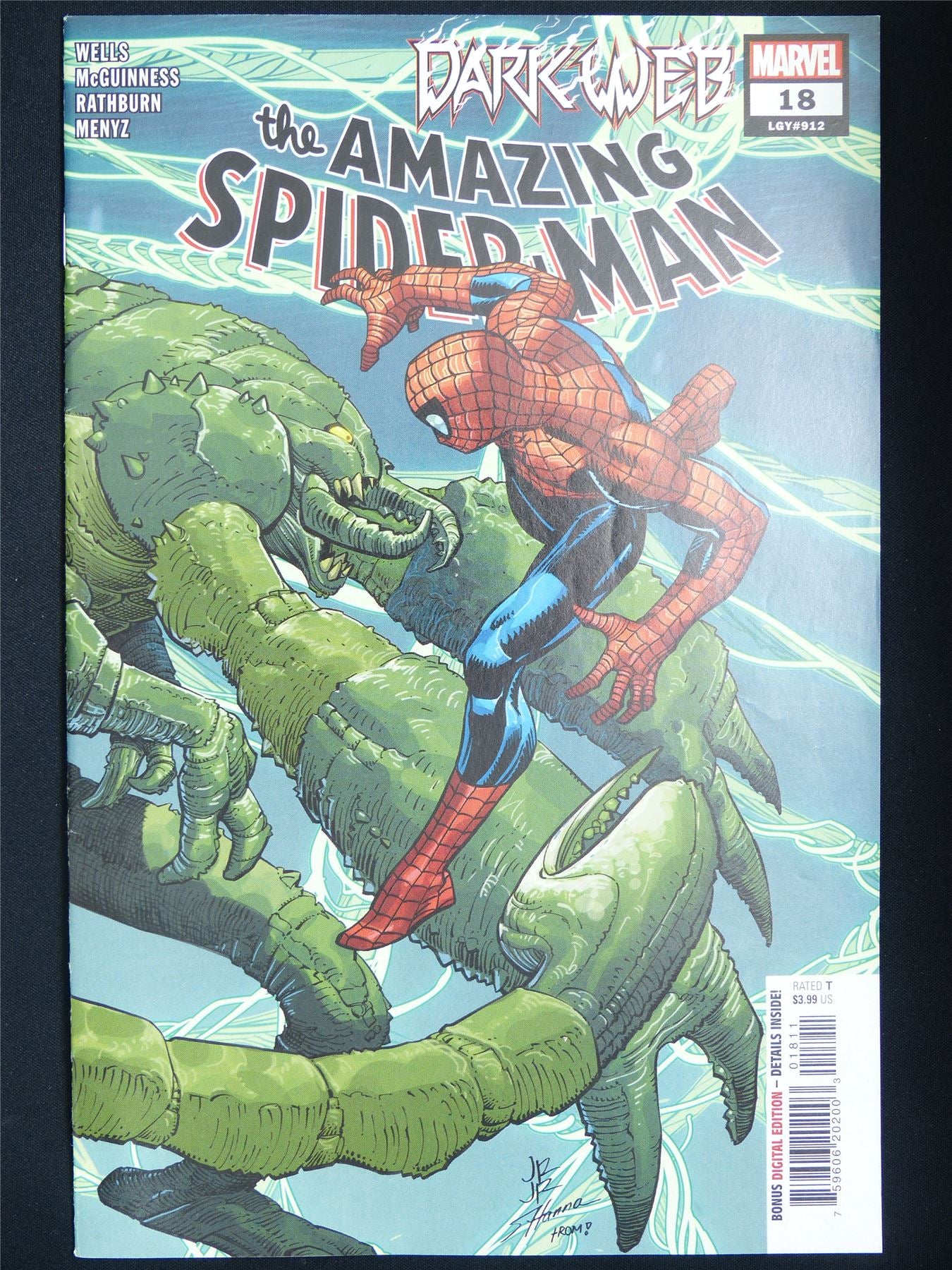 The Amazing SPIDER-MAN #18 Dark Web - Marvel Comic #1IQ