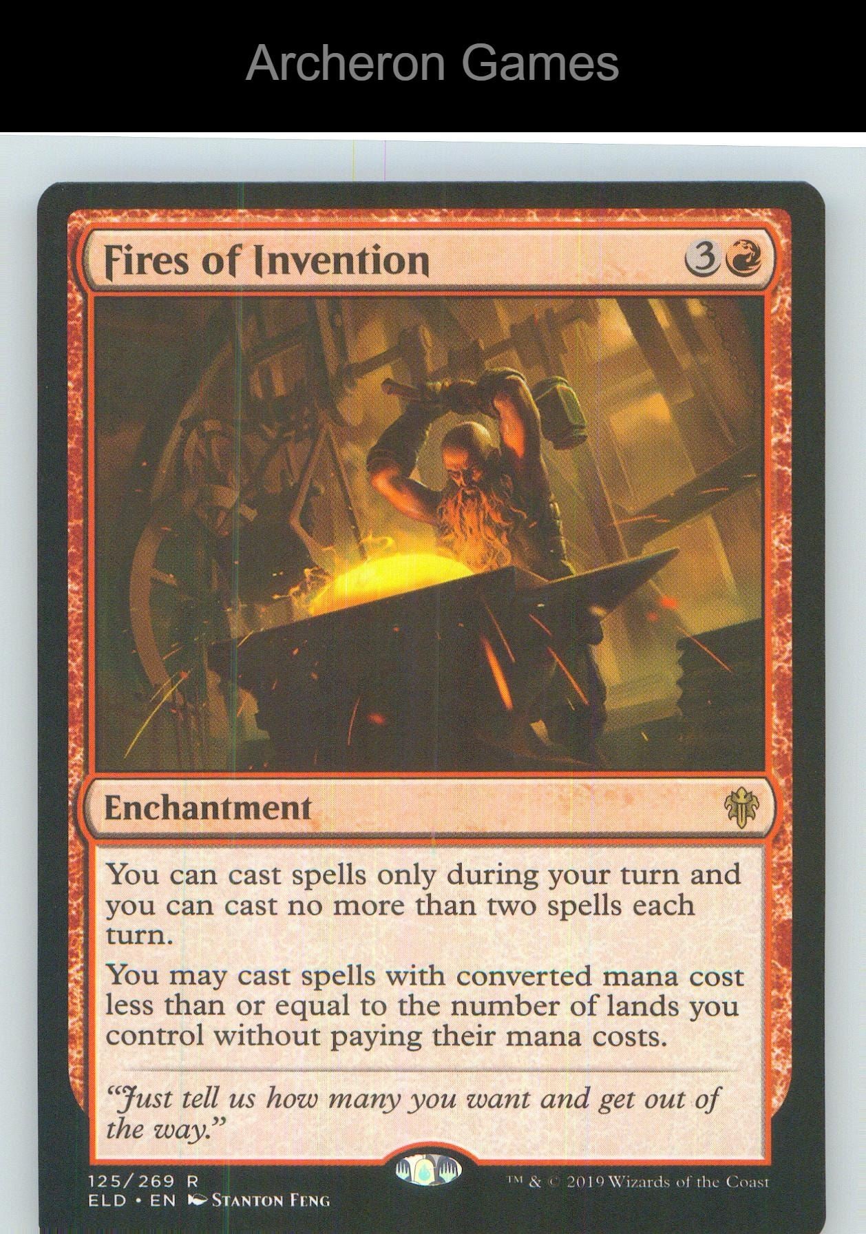 Fires of Invention ELD 125 R MTG Card NM/EX+