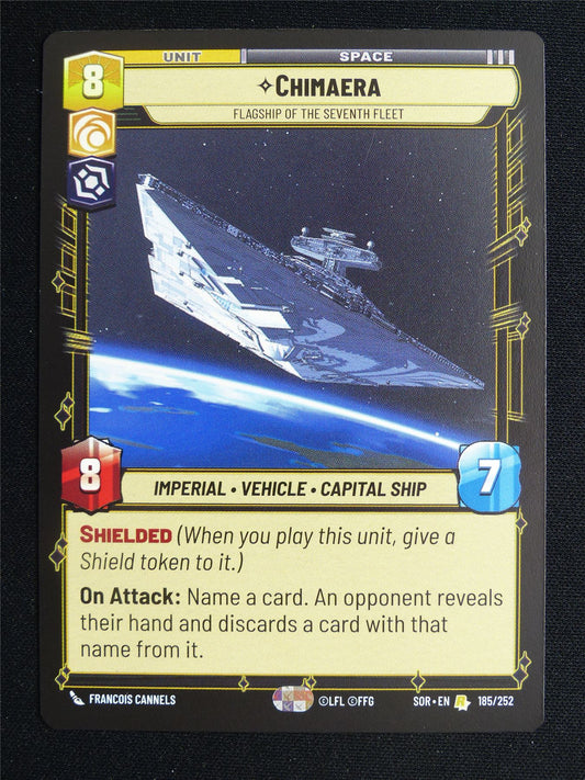 Chimaera 185/252 - Star Wars Unlimited Card #3T7