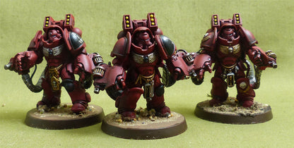 Aggressor Squad painted - Blood Angels - Warhammer 40K #4X7