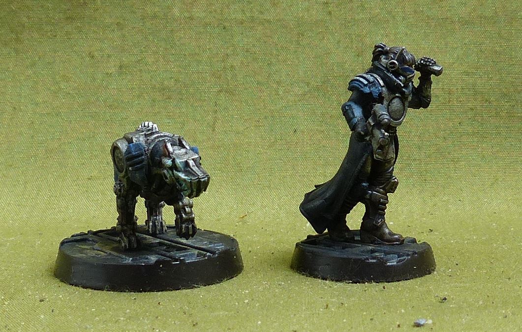 Scrutinator-Primus Servalen painted - Enforcer - Warhammer Necromunda #5CG