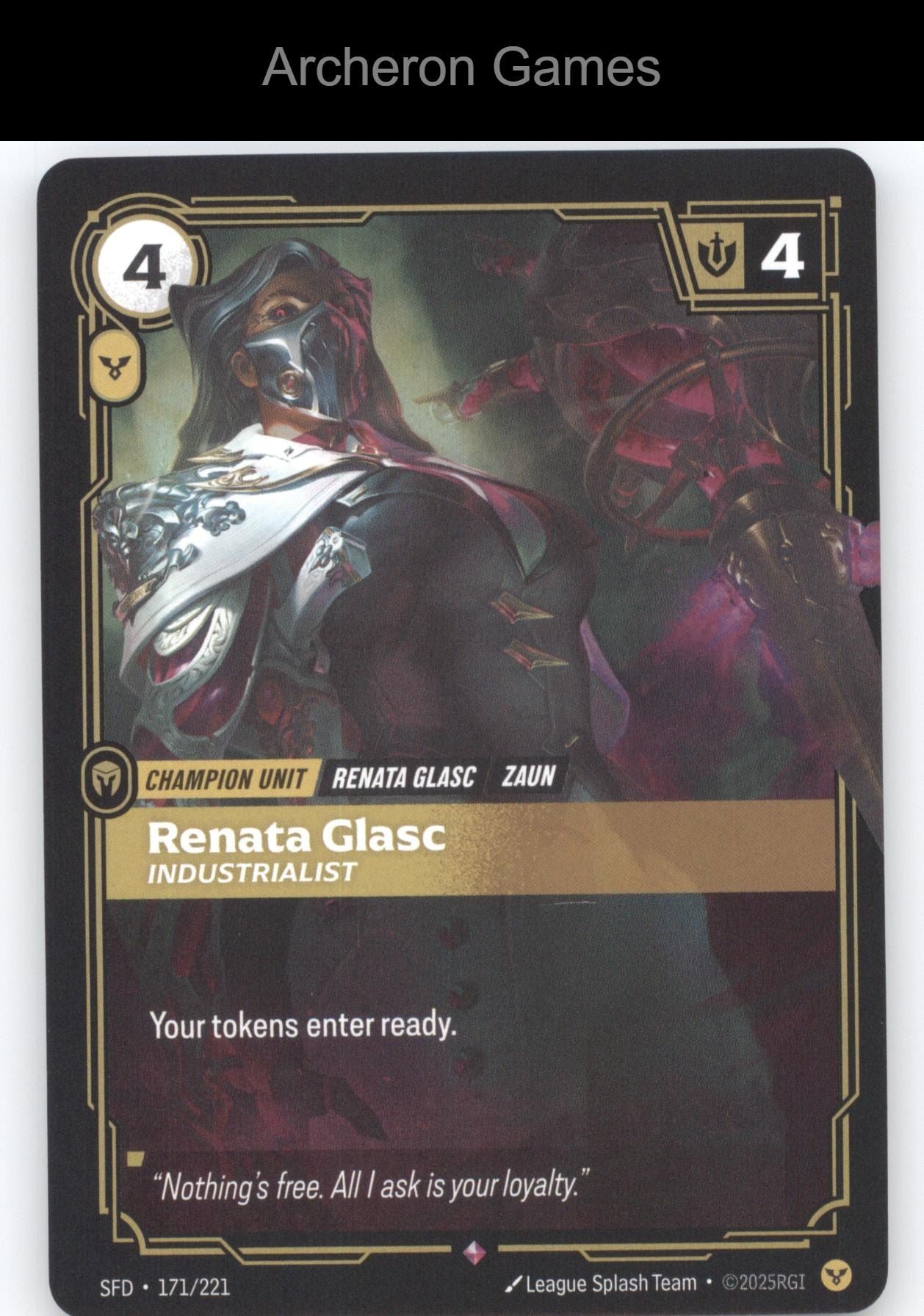 Renata Glasc - Industrialist SFD 171/221 R  Card Spiritforged