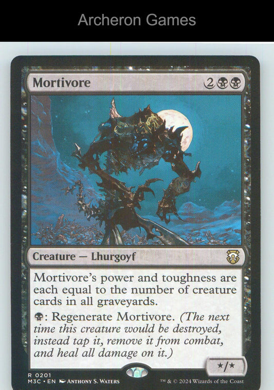 Mortivore (Ripple Foil) 201 R MTG Card NM/EX+