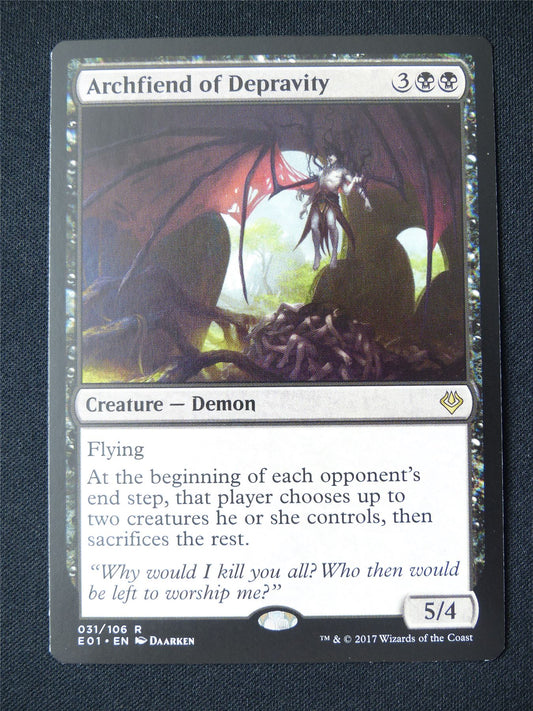 Archfiend of Depravity - E01 - Mtg Card #142