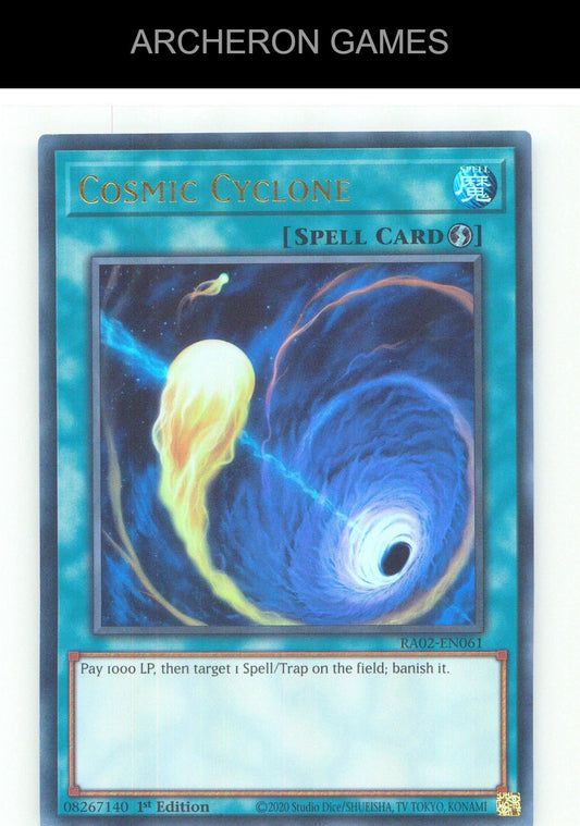 Cosmic Cyclone (UR) UR YUGIOH Card 1st Edition
