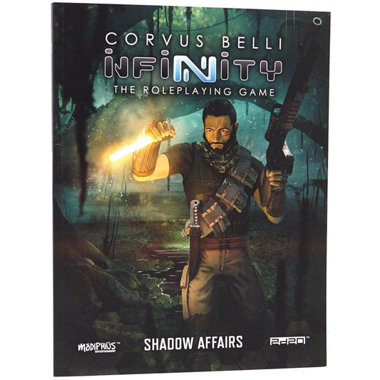 Infinity: Shadow Affairs - Roleplaying Game Softback - Mordiphius 2d20 Roleplay