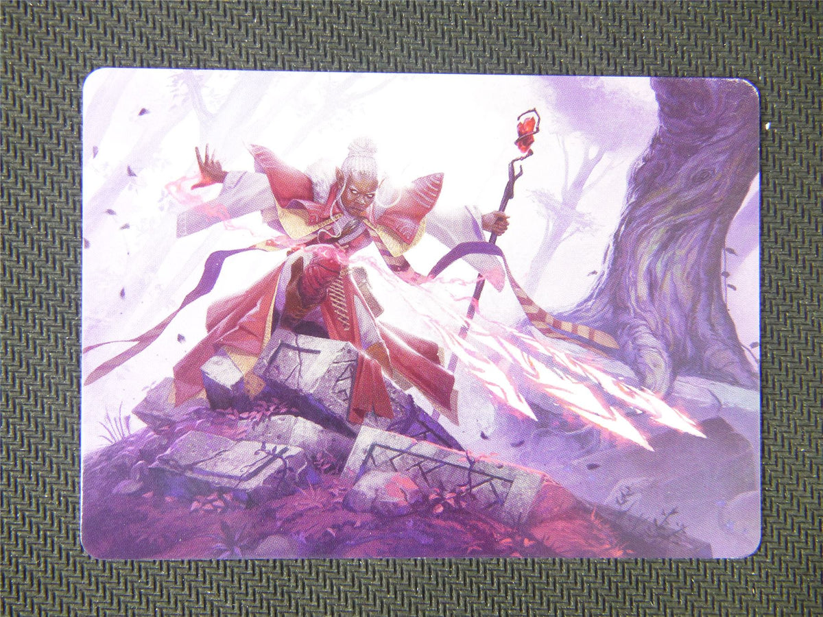 Magic Missile Art Card #48 - Adventures in the Forgotten Realms Art Series - Mtg Card #3FM