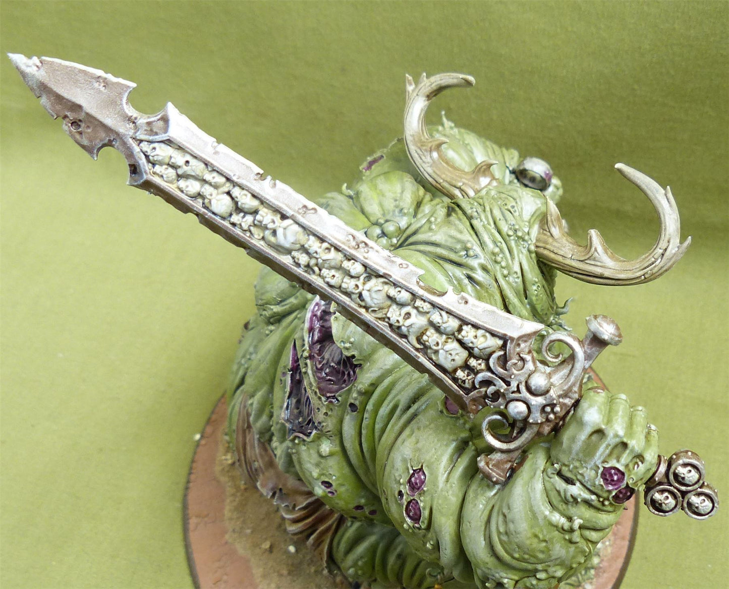 Great Unclean One painted - Chaos Daemons - Warhammer 40K #JX