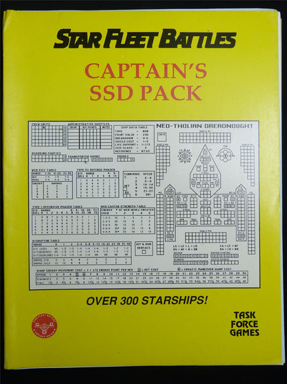 Star Fleet Battles: Captain's SSD Pack Booklet - Roleplaying Game #1NL