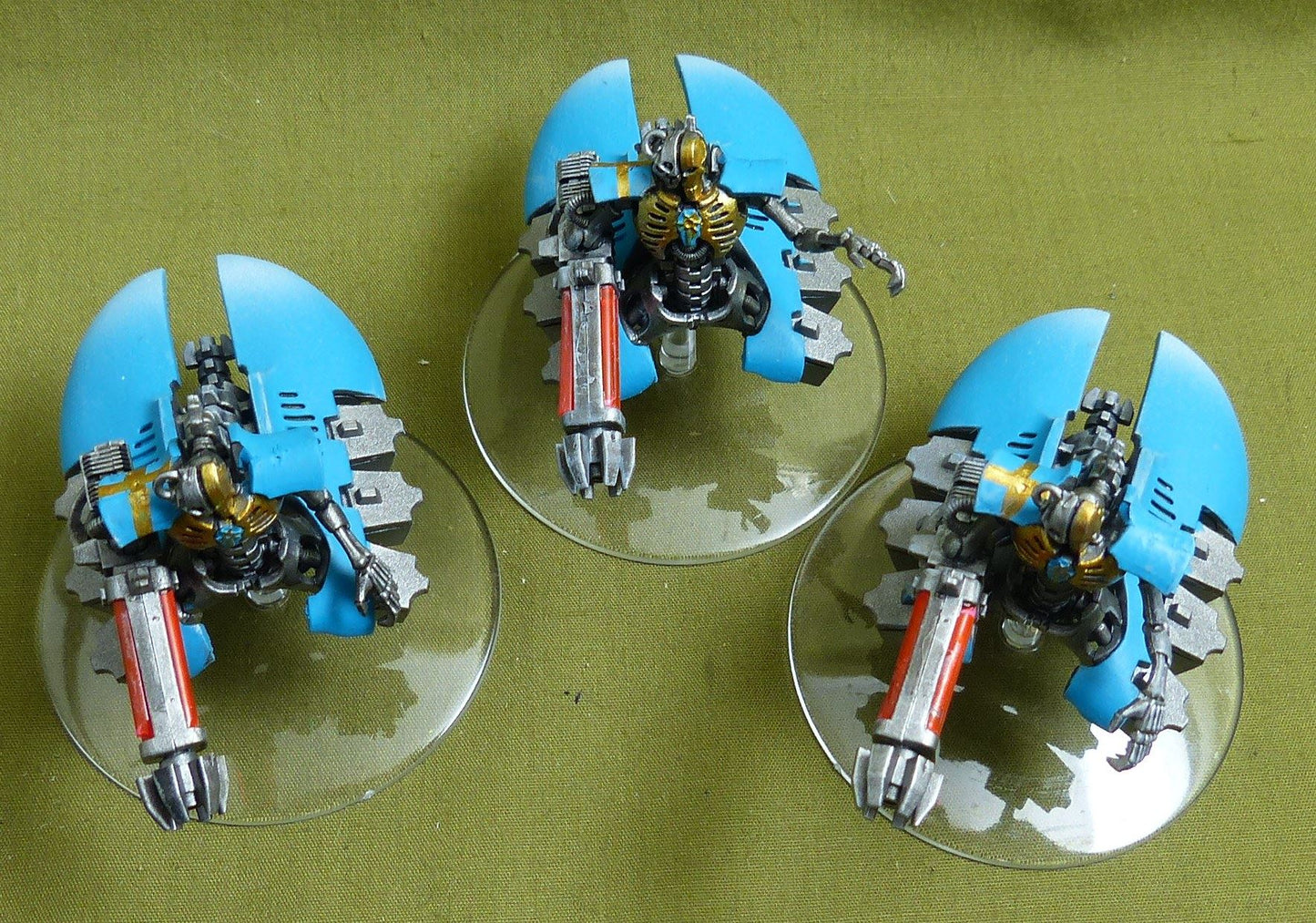 Lokhust Destroyer Squadron painted - Necrons - Warhammer 40K #2CZ