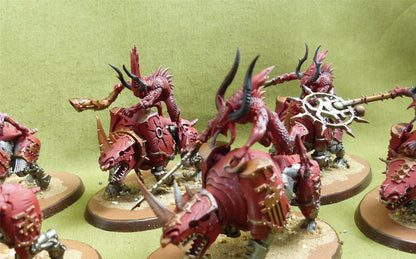 Bloodcrushers painted - Chaos Daemons - Warhammer 40K #K1