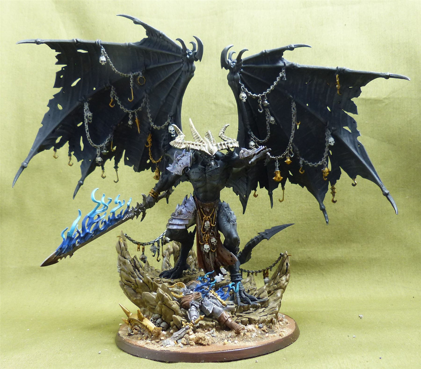 Be'lakor the Dark Master painted - Chaos Daemons - Warhammer 40K #JY