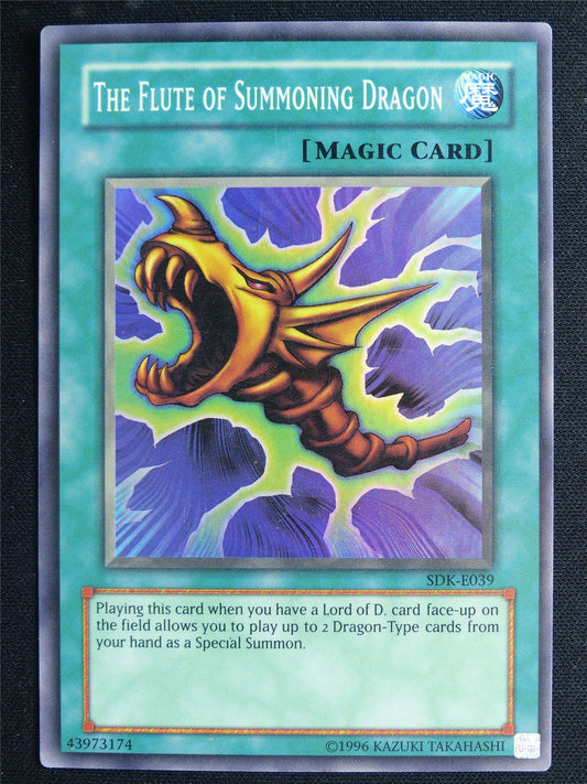 The Flute of Summoning Dragon SDK Super Rare - Yugioh Card #4QK