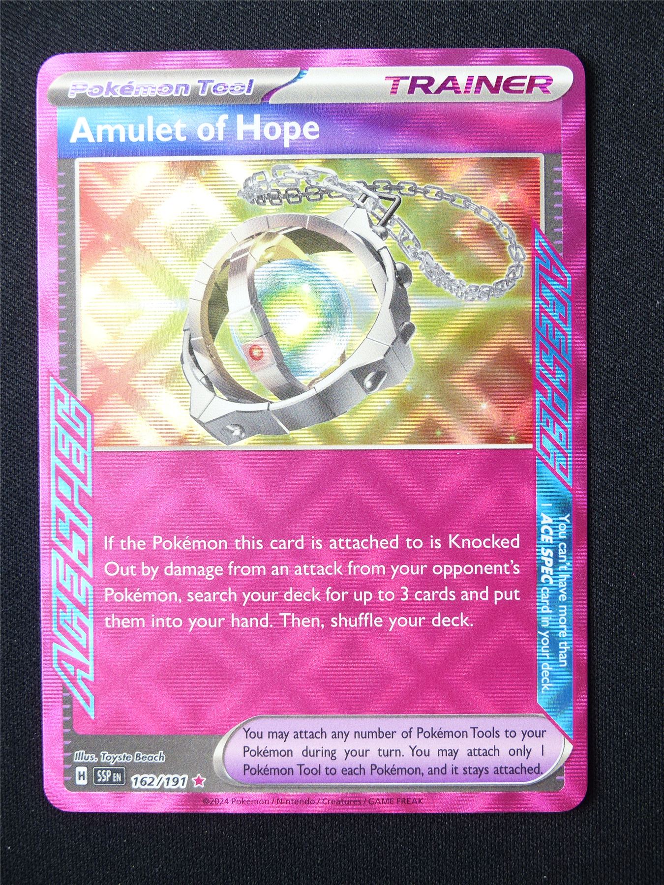 Amulet of Hope 162/191 Holo Ace Spec - Pokemon Card #5WL