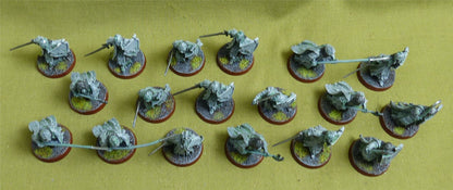 Classic Metal Warriors of the Dead set of 18 painted OOP - Warhammer Middle-Earth #2EH