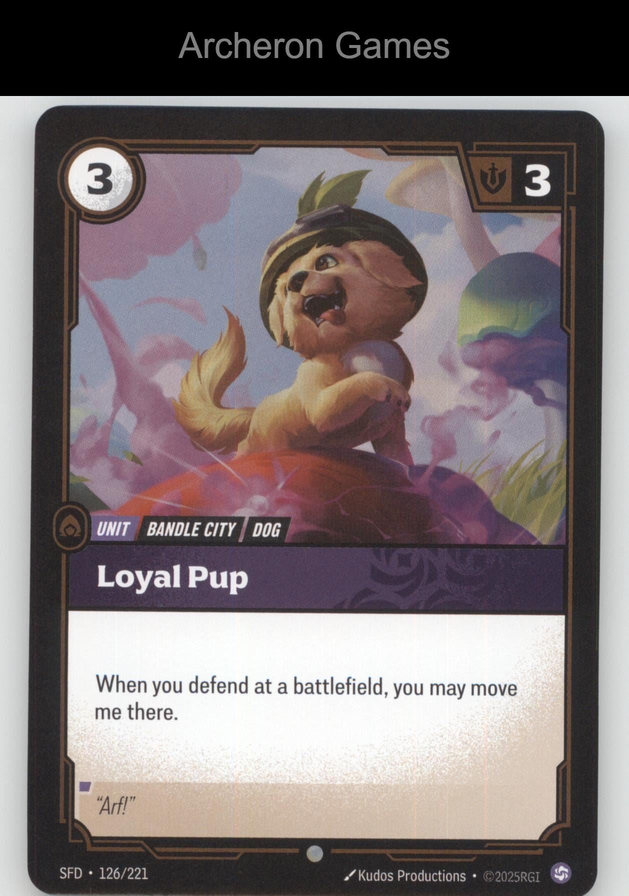 Loyal Pup SFD 126/221 C  Card Spiritforged