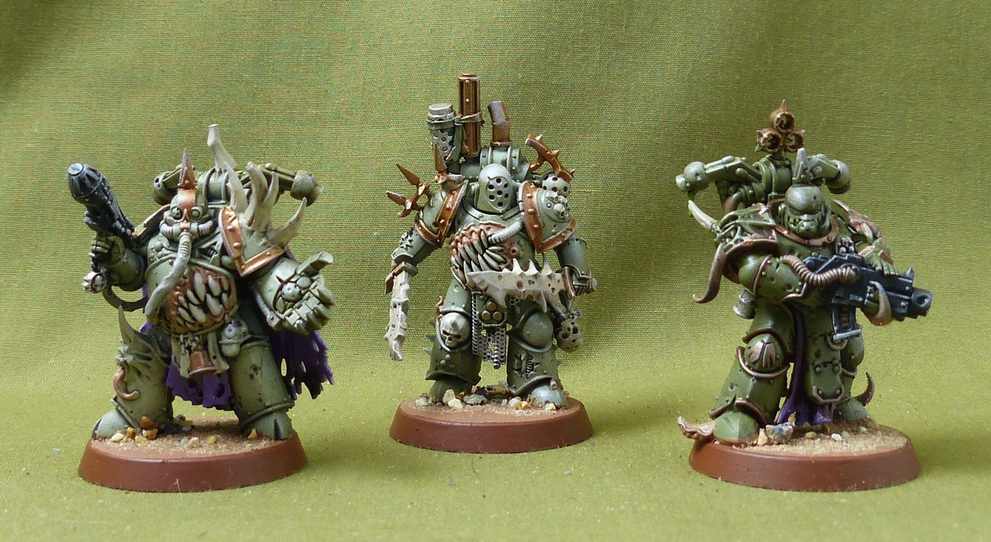 Plague Marines top-up Squad painted - Death Guard - Warhammer 40K #370