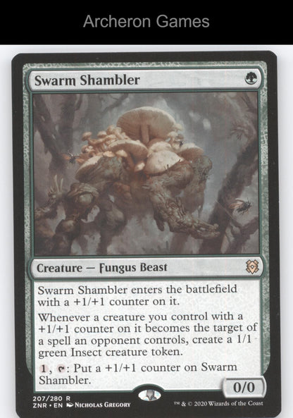 Swarm Shambler 207 R MTG Card Zendikar Rising
