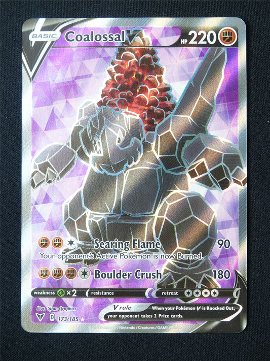 Coalossal V 173/185 Textured Holo - Pokemon Card #2RZ