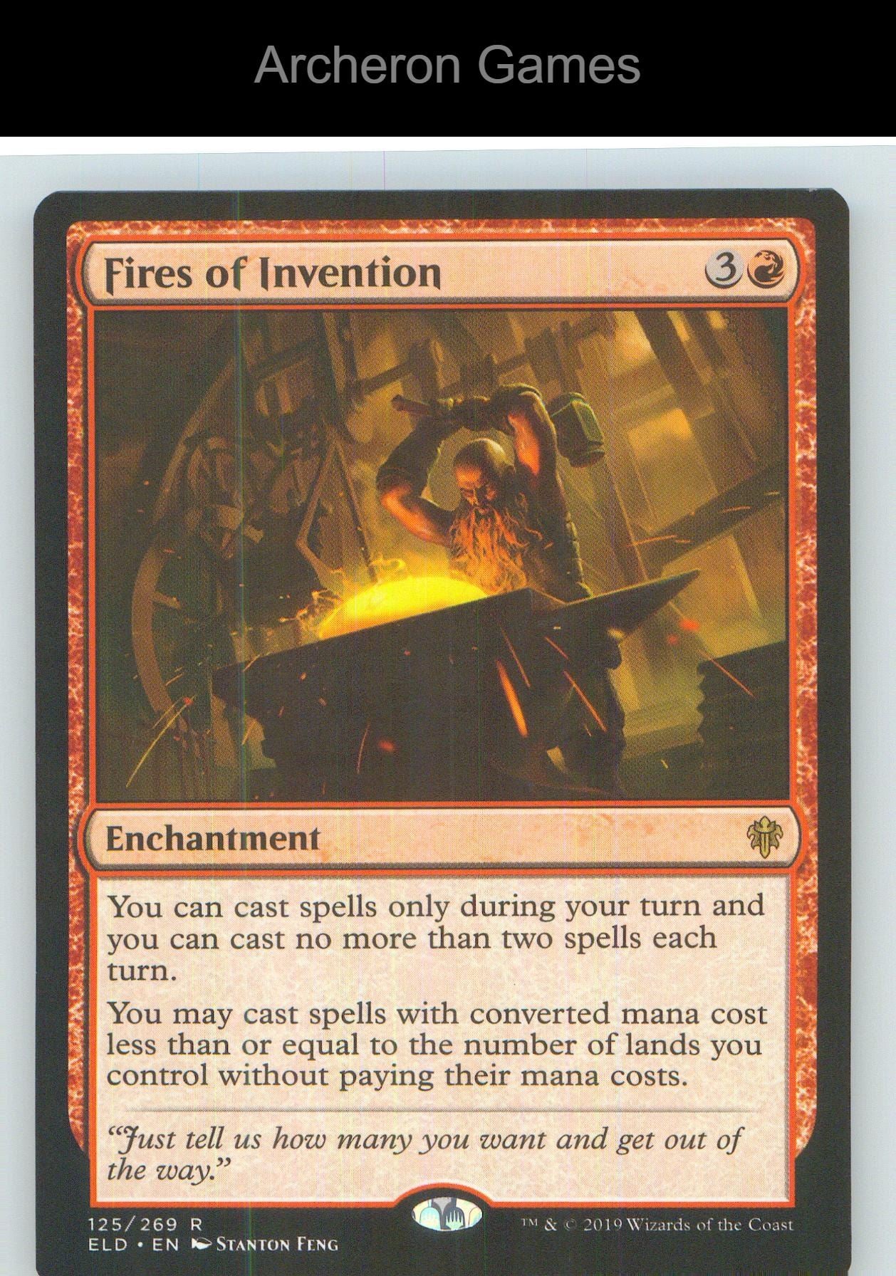 Fires of Invention ELD 125 R MTG Card NM/EX+