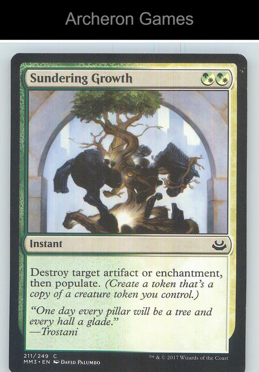 Sundering Growth MM3 211 C MTG Card NM/EX+
