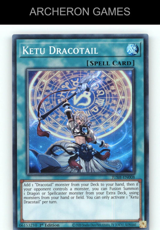 Ketu Dracotail SR YUGIOH Card