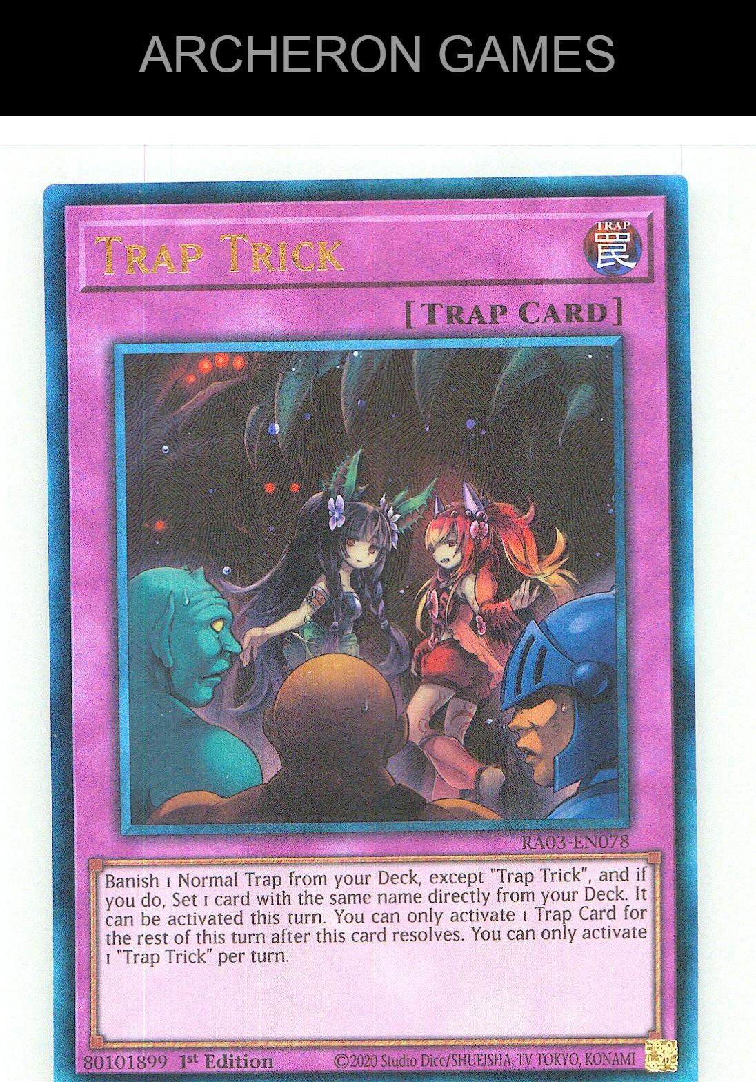 Trap Trick (PUR) Prismatic Ultimate Rare YUGIOH Card 1st Edition