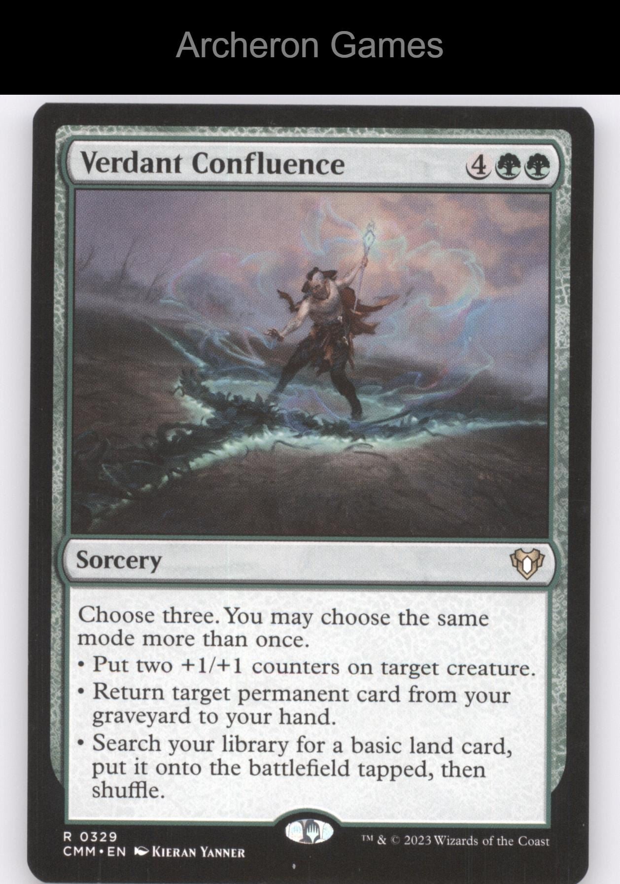 Verdant Confluence 329 R MTG Card Commander Masters