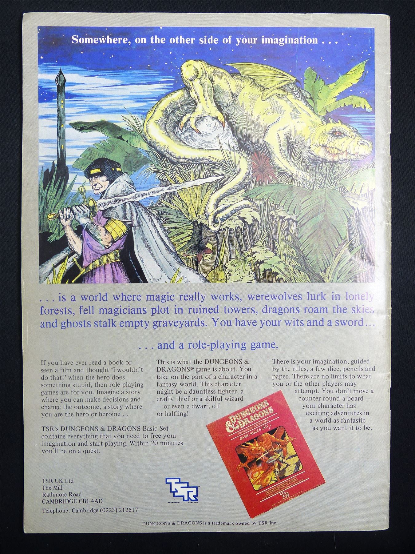 Vintage White Dwarf #54 OOP - Warhammer Magazine #KW