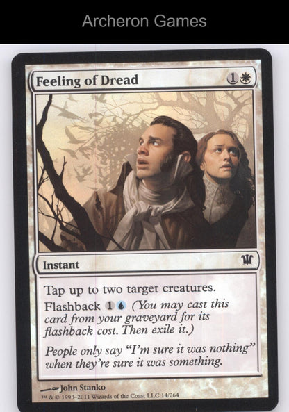 Feeling of Dread 14 C MTG Card Innistrad
