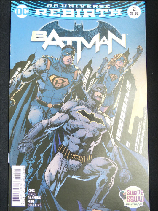 BATMAN #2 Rebirth - DC Comic #1X