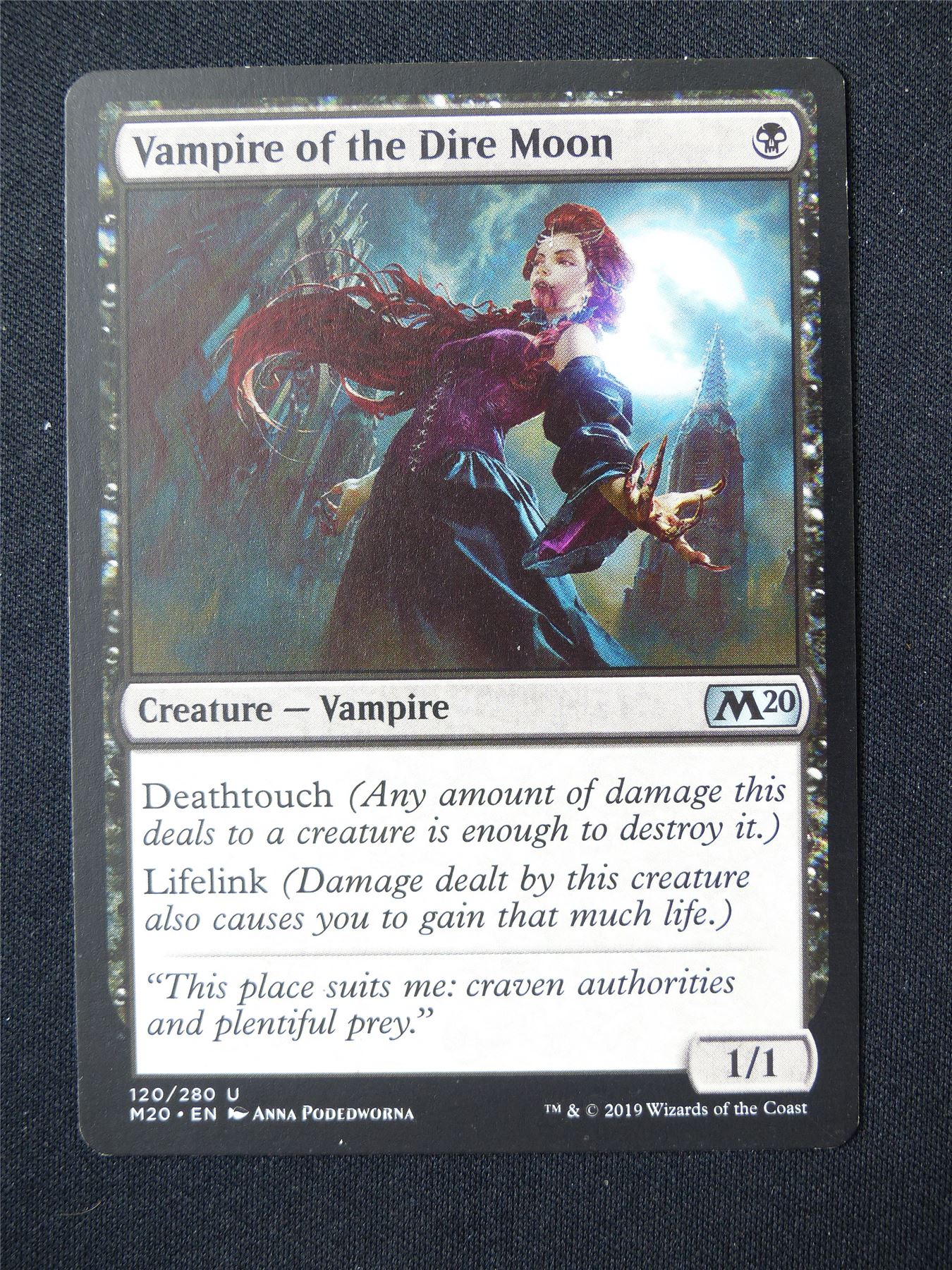 Vampire of the Dire Moon - M20 - Mtg Card #1B