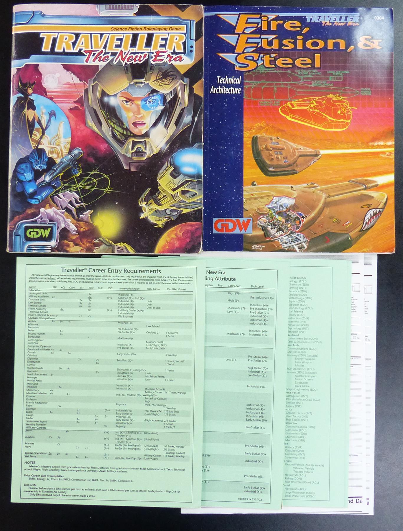 Traveller The New Era Roleplaying Game Deluxe Edition OOP #1XU