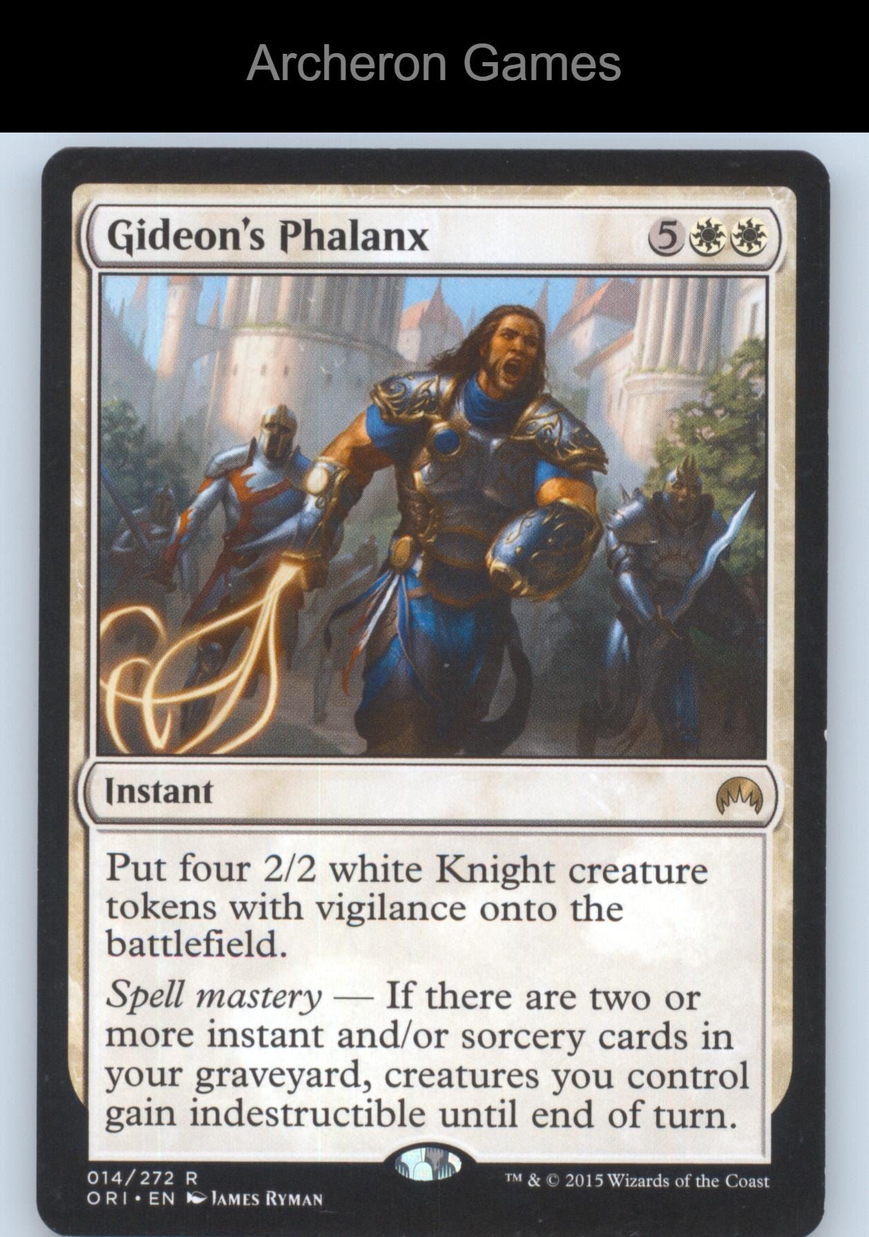 Gideon's Phalanx 14 R MTG Card Magic Origins