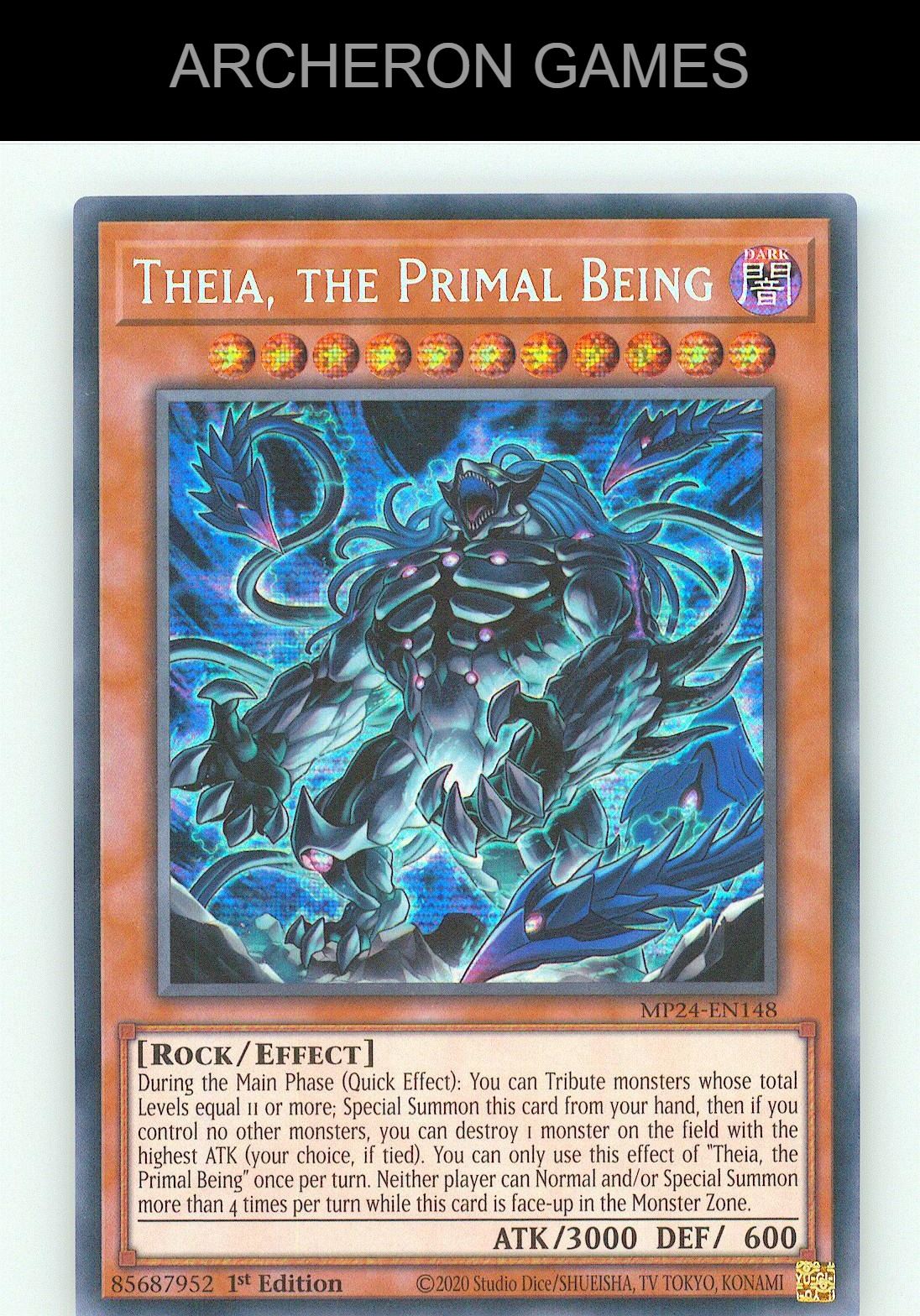 Theia, the Primal Being SEC YUGIOH Card