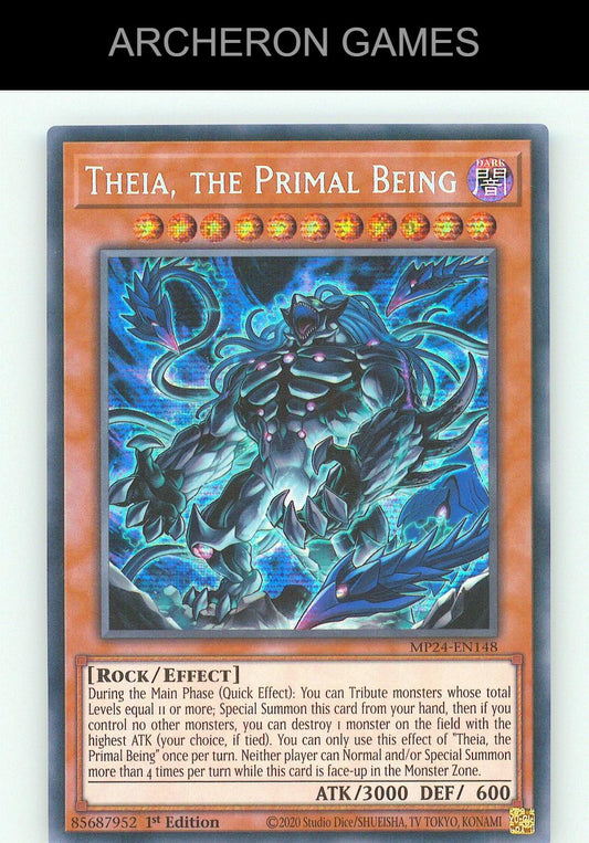 Theia, the Primal Being SEC YUGIOH Card