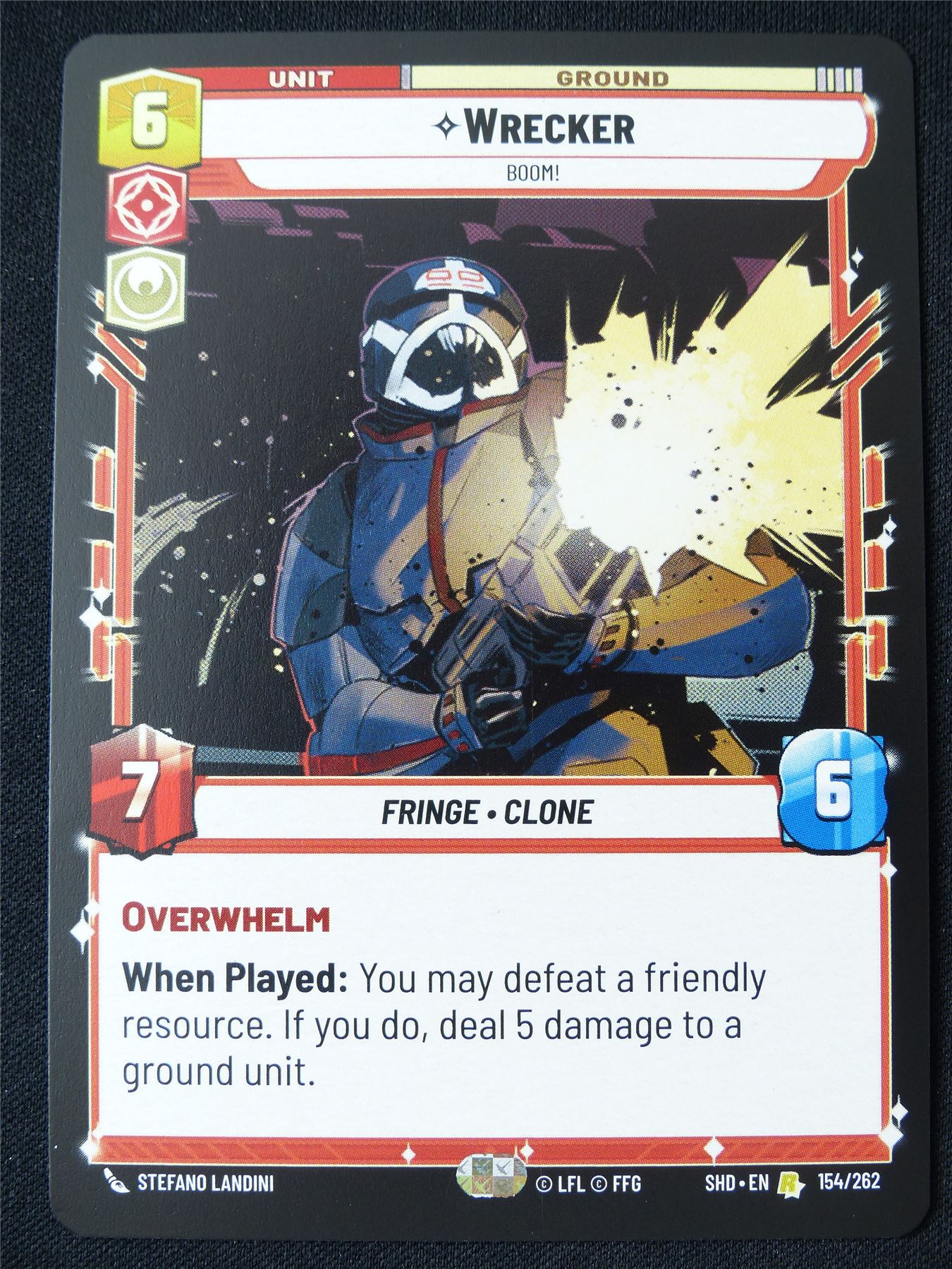 Wrecker 154/262 - Star Wars Unlimited Card #11D