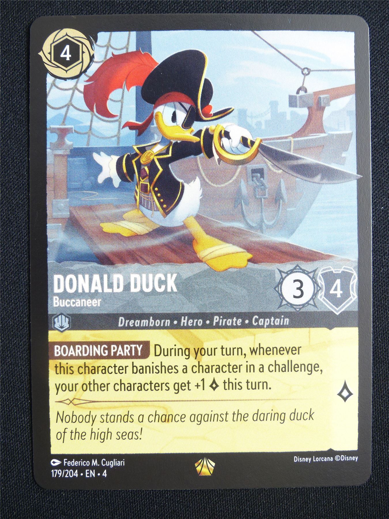 Donald Duck Buccaneer 179/204 - Lorcana Card #13V