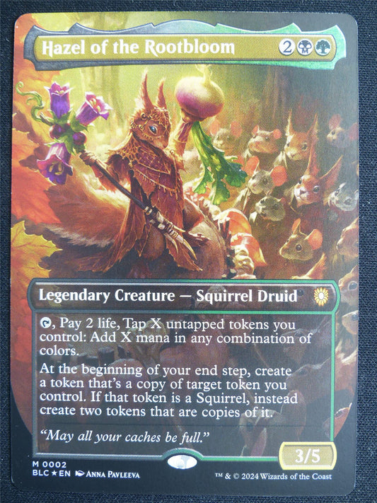 Hazel of the Rootbloom Borderless - BLC - Mtg Card #4OK