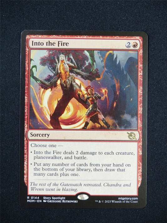 Into The Fire - Mtg Card #30Z