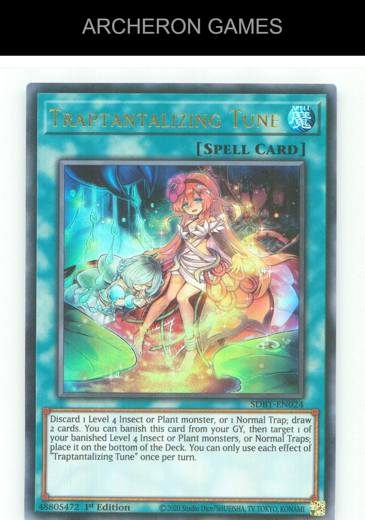Traptantalizing Tune UR YUGIOH Card 1st Edition