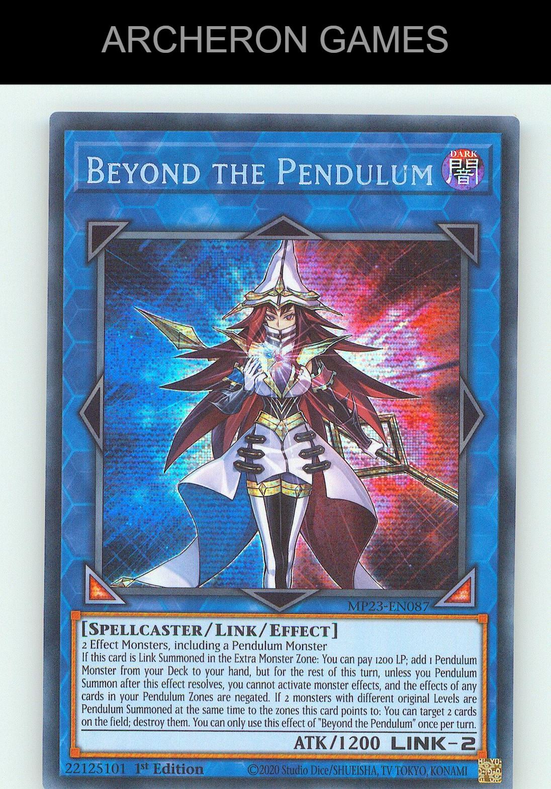 Beyond the Pendulum SEC YUGIOH Card