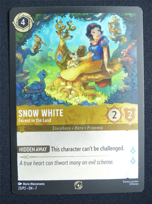 Snow White Fairest in the Land 23/P3 Foil - Lorcana Card #142