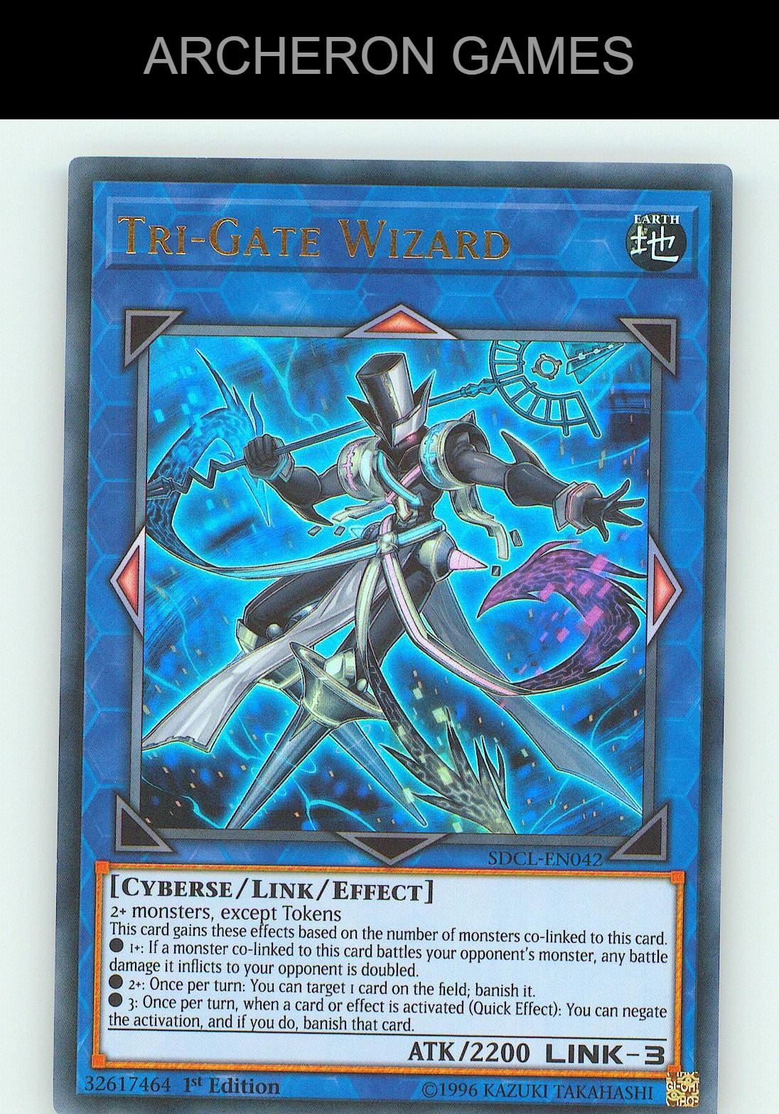 Tri-Gate Wizard UR YUGIOH Card 1st Edition