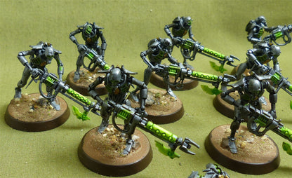 Necron Warriors painted - Necrons - Warhammer 40K #2DO
