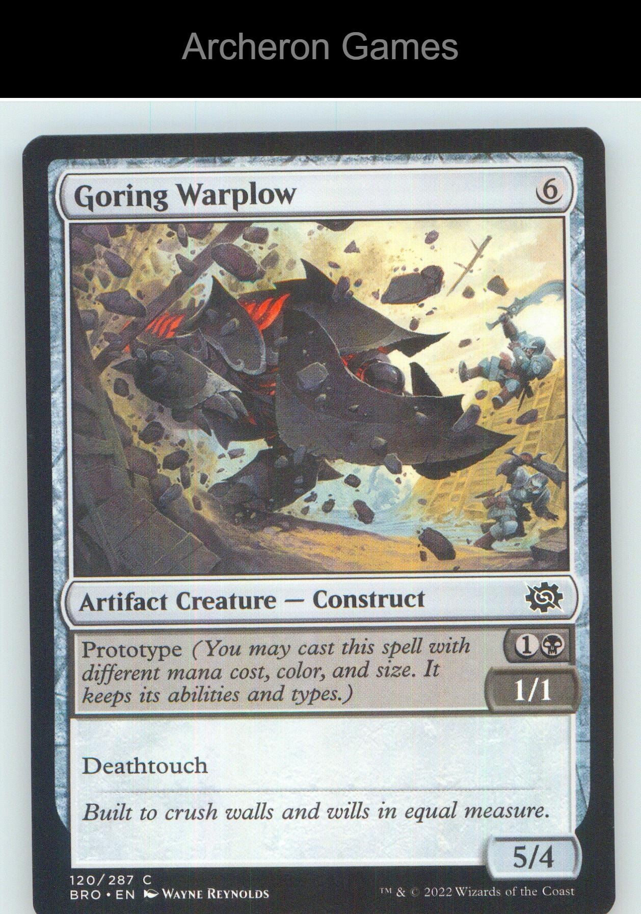 Goring Warplow BRO 120 C MTG Card NM/EX+