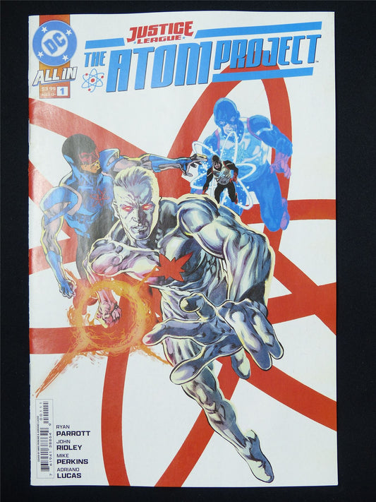 JUSTICE League: The Atomic Project #1 All-In - B&B Mar 2025 DC Comic #7DO