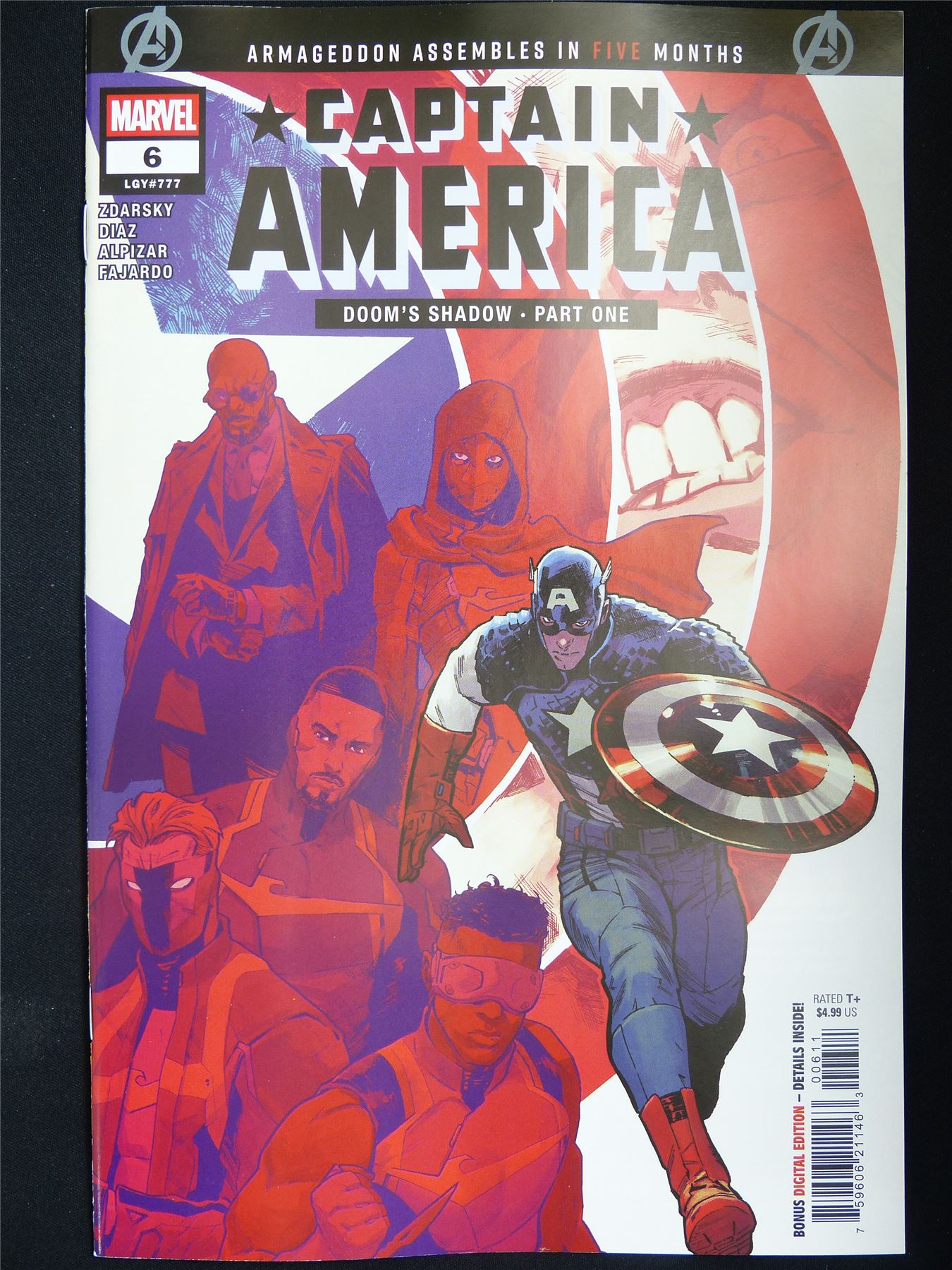 CAPTAIN America #6 - B&B Mar 2026 Marvel Comic #1FG