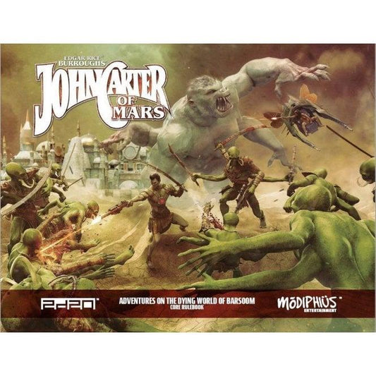 John Carter of Mars: Adventures on the Dying World of Barsoom - Core Rulebook - Modiphius 2d20 Roleplay